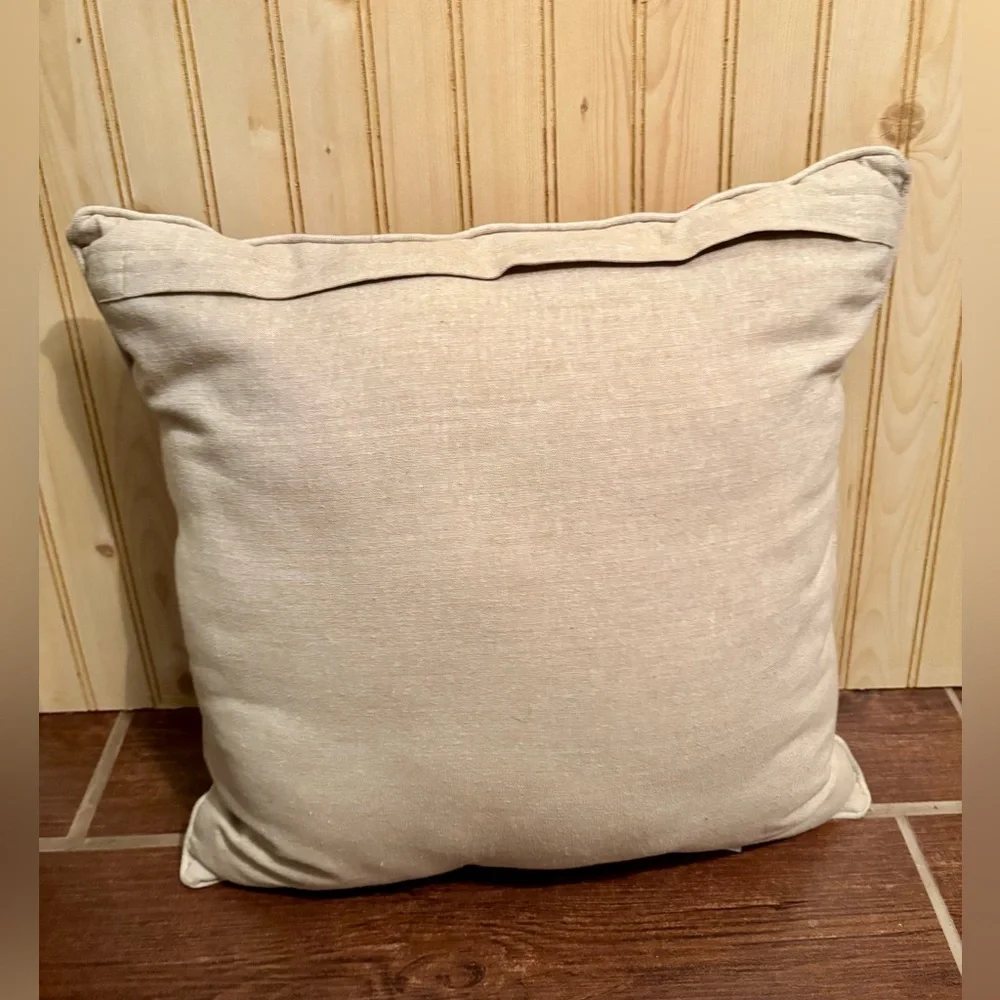 Pier One Heavily Beaded Autumn Pillow Pier One Fall